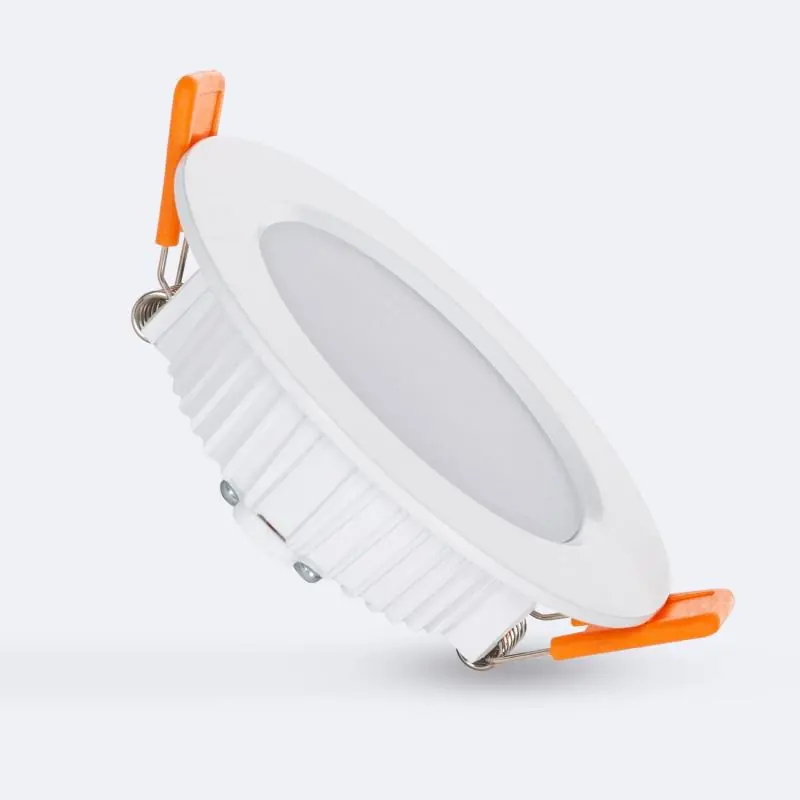 Downlight LED 10W Rond Chip OSRAM Aero 110 lm/W LIFUD Coupe Ø 80 mm