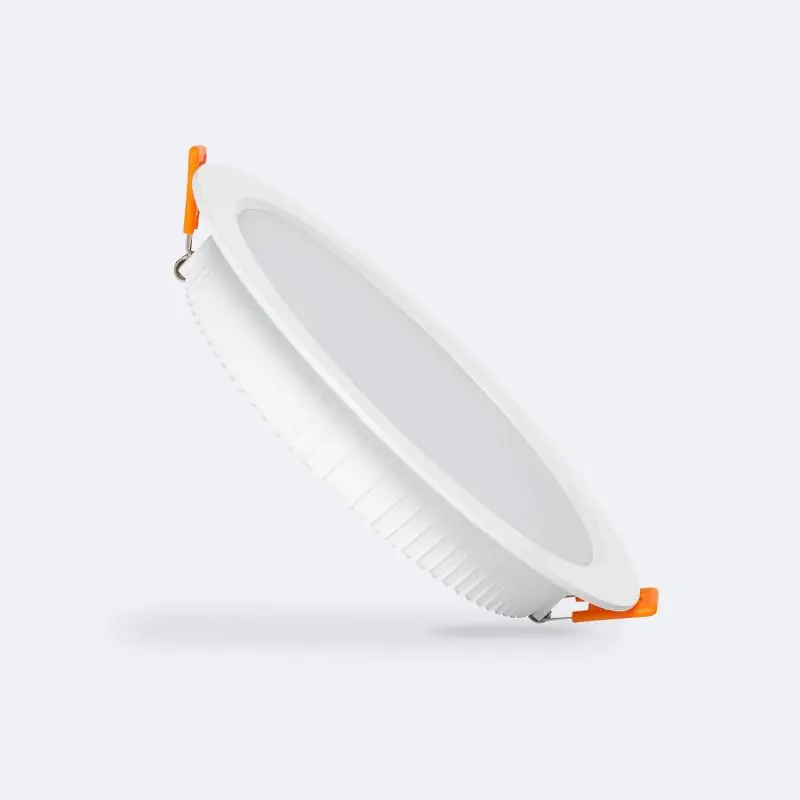 Downlight LED 18W Rond Chip OSRAM Aero 110 lm/W LIFUD Coupe Ø 150 mm