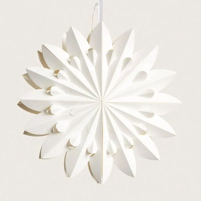 Étoile LED Carton à Pile Capella