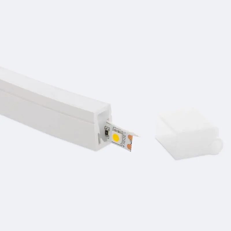 Profilé Néon SFLEX 12x20 Courbe Latérale pour Rubans LED IP20 jusqu‘à 11 mm
