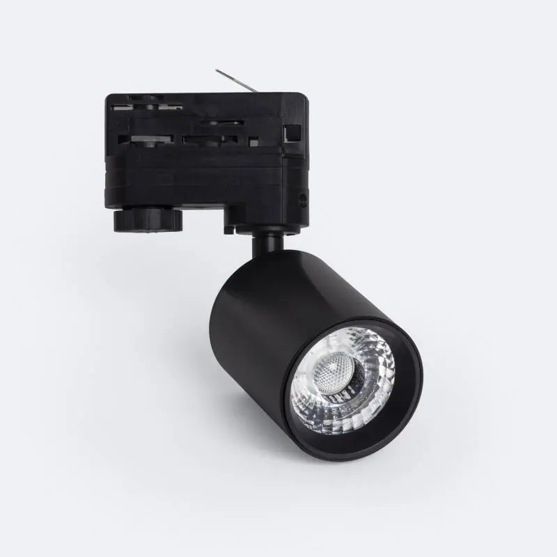 Spot LED sur Rail Triphasé 10W Dimmable Mallet Noir
