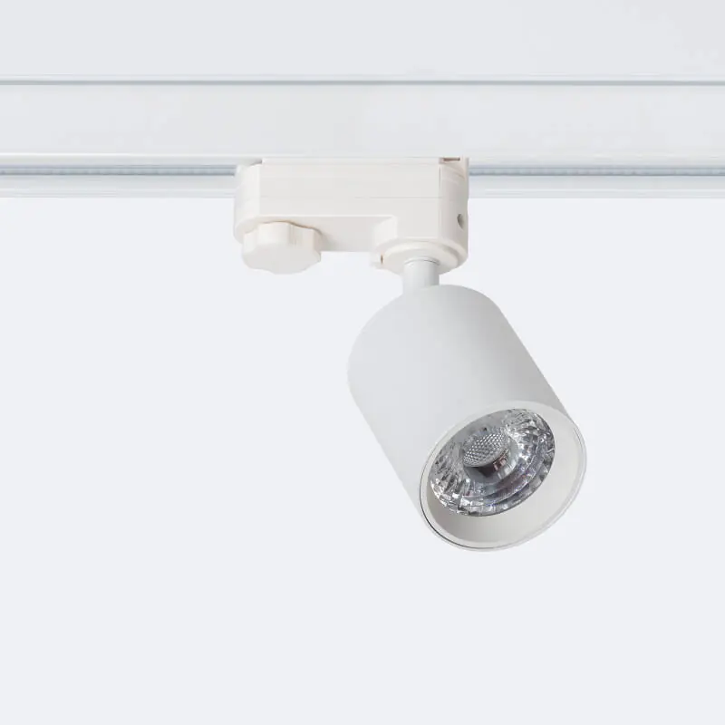 Spot LED sur Rail Triphasé 10W Dimmable Mallet Blanc