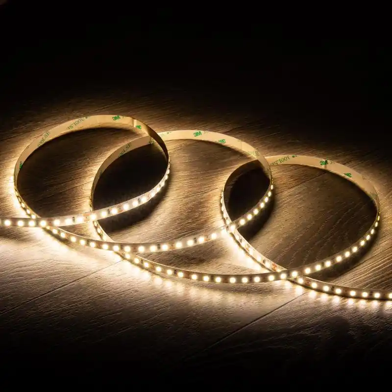 Ruban LED 12V SMD 120 LED/m 5m 10W/m 1000lm/m Largeur 8mm Coupe 2.5cm IP20
