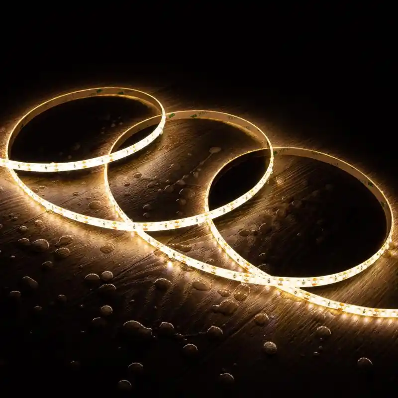 Ruban LED 12V SMD 120 LED/m 5m 10W/m 1000lm/m Largeur 8mm Coupe 2.5cm IP65