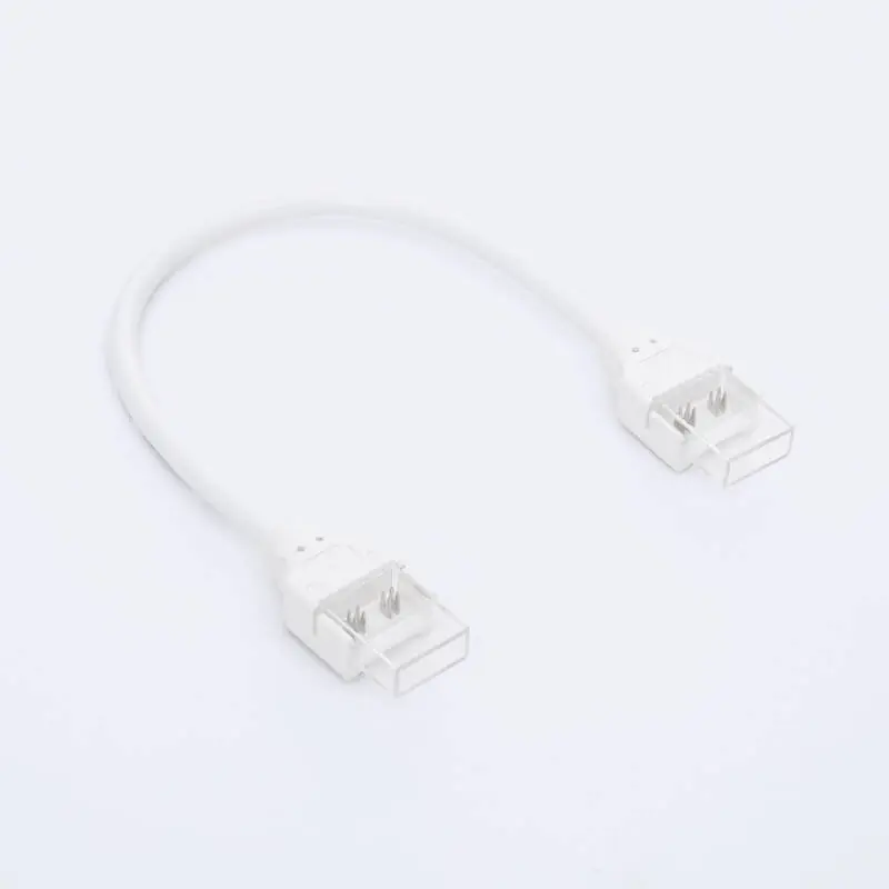 Connecteur HIPPO Double avec câble pour Ruban LED RGBIC COB 24V DC IP65 Largeur 12 mm