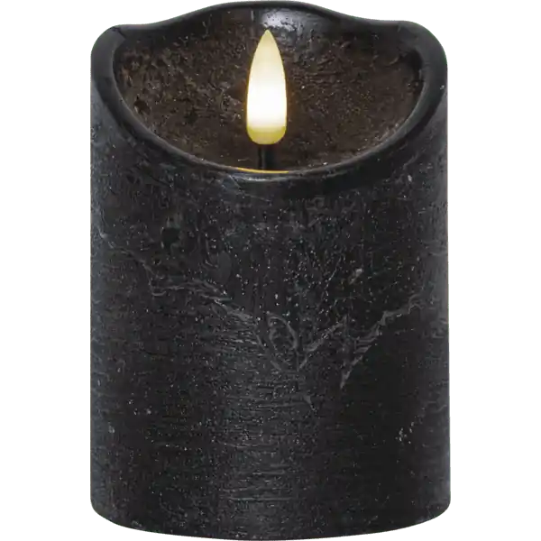 LED Bougie Pilier Flamme Rustic