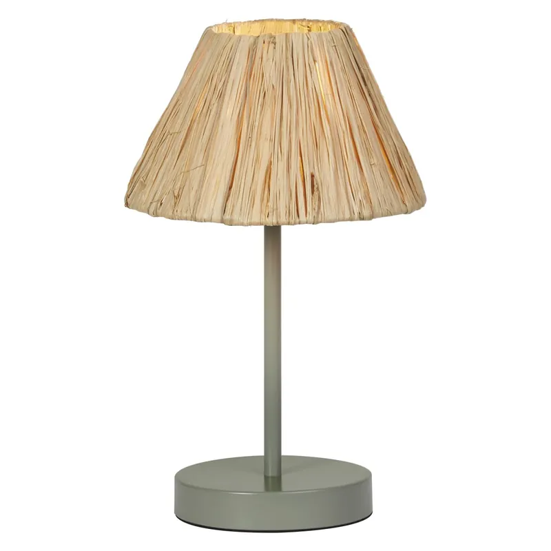 Raffia 33cm lampe de table