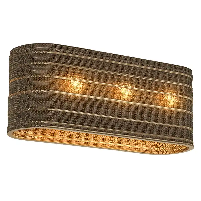 Cardboard Ovale 60cm plafonnier