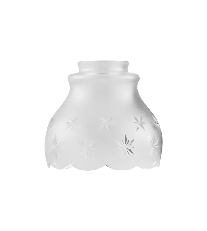 Frosted Bell-Shaped Glass Shade 60/130