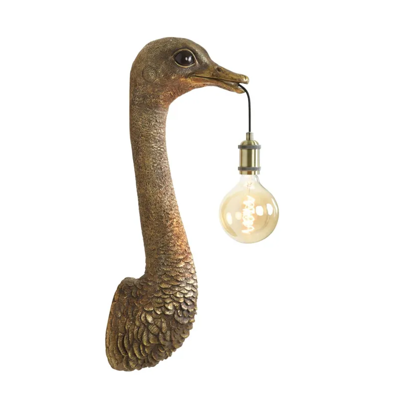 Ostrich 72cm applique murale