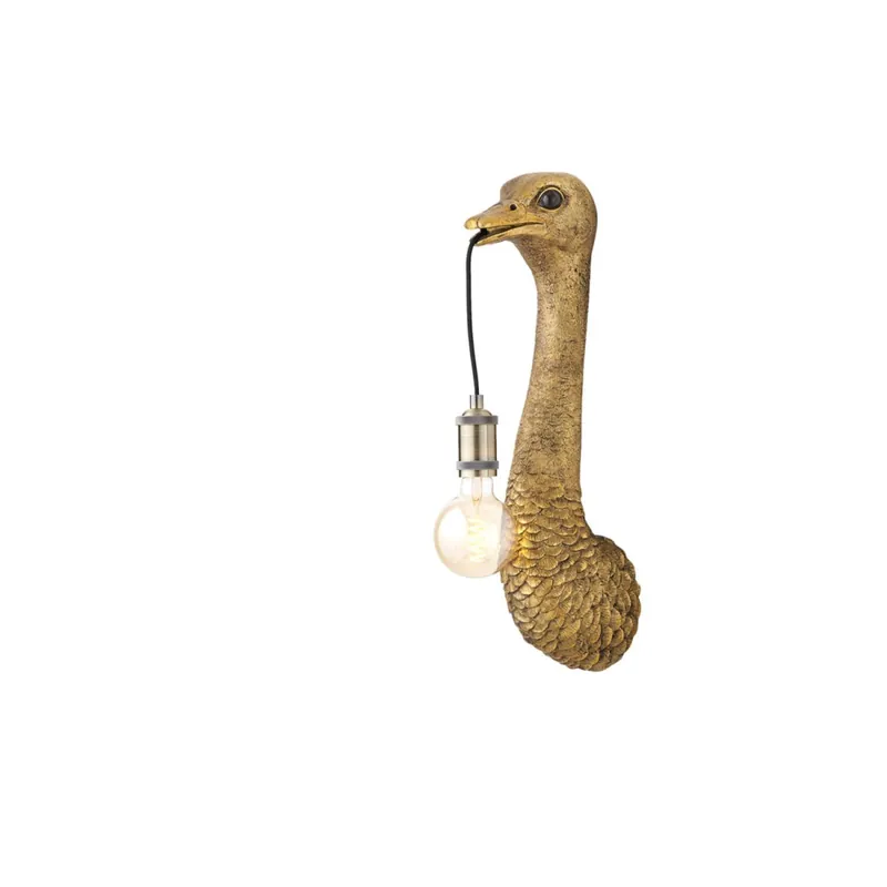 Ostrich 57cm applique murale