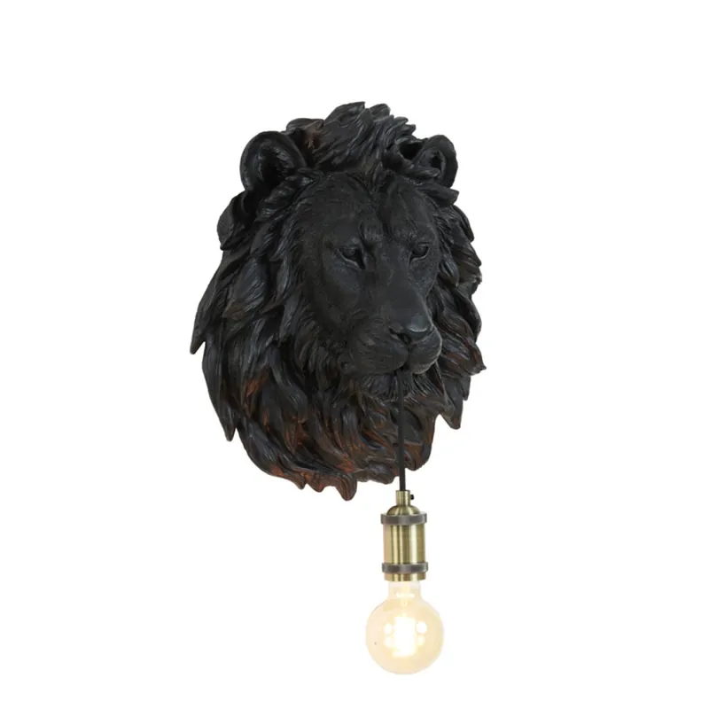 Lion 40cm applique murale