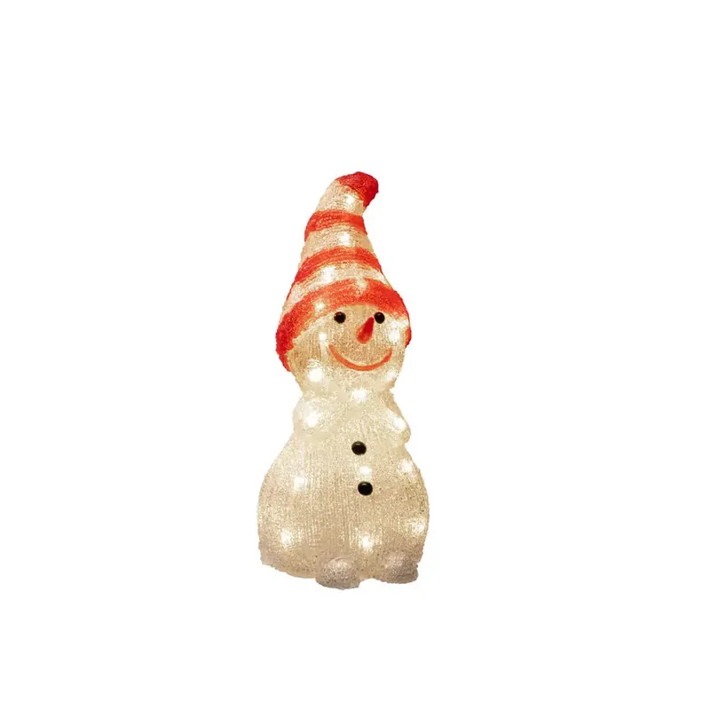 Bonhomme De Neige En Acrylique