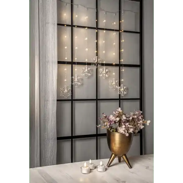 Rideau Lumineux Dew Drop Snowflake