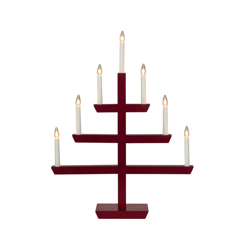 Wooden Candelabra 7 Lights