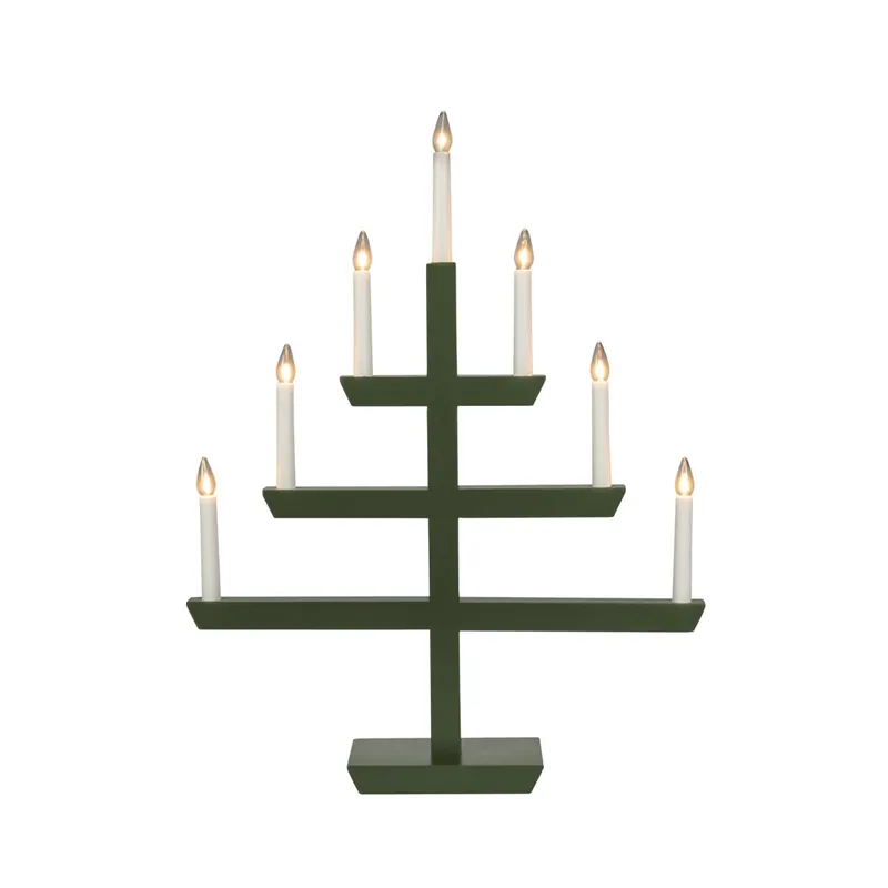 Wooden Candelabra 7 Lights