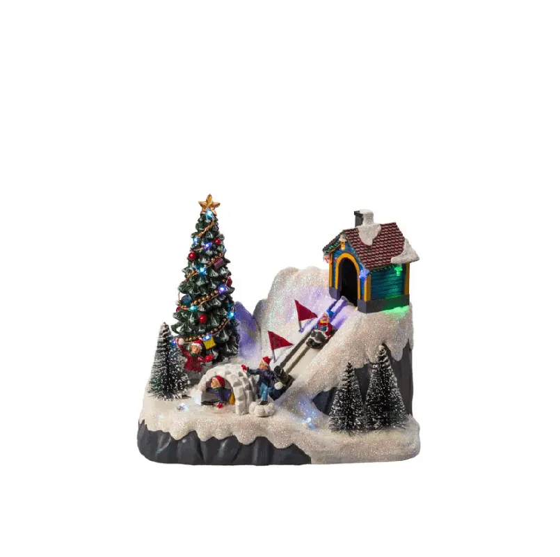 Paysage Hivernal LED 18cm