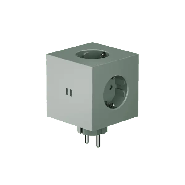 Square 2 Socket extender with 30W Dual USBC