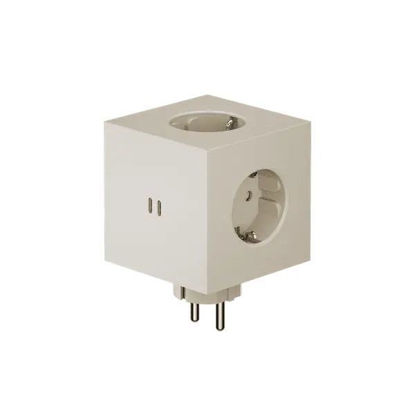 Square 2 Socket extender with 30W Dual USBC