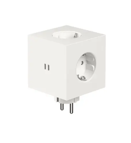 Square 2 Socket extender with 30W Dual USBC, Martinelli Luce edition