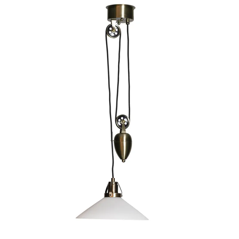 Lampe Style École Ø30 suspension