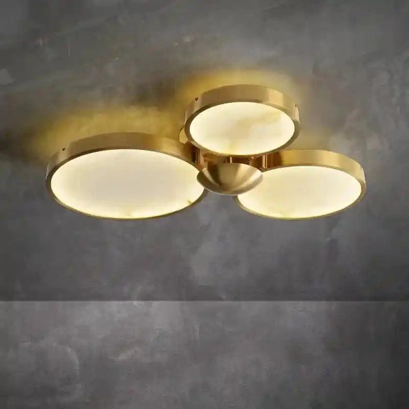 Plafonnier LED Moderne en Marbre Naturel Luminaire Décoratif 2024 - Luxe et Élégance