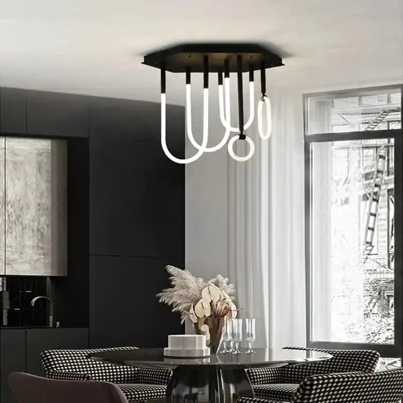 Lustre NordiLight : Combinaison Minimaliste Moderne LED Dimmable