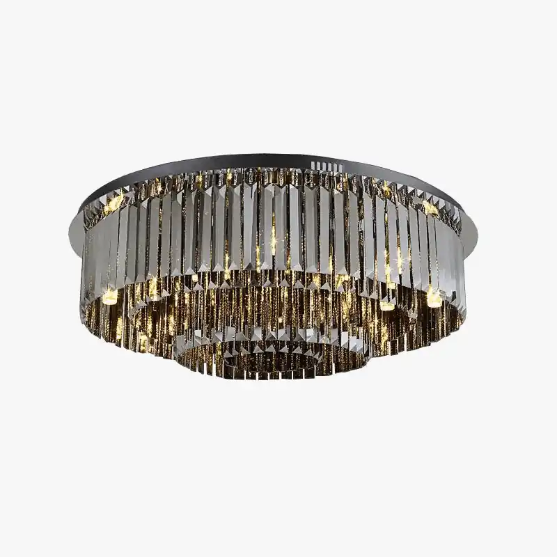 Plafonnier LED de Luxe en Cristal pour une Décoration Maison Moderne