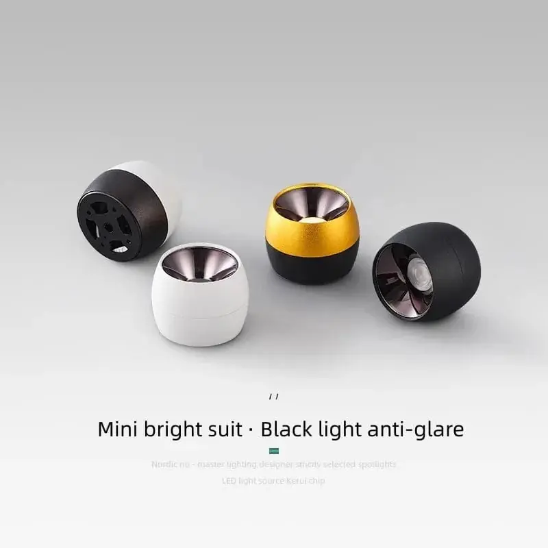 Mini-Spot LED COB Design pour une Décoration de Plafond Moderne