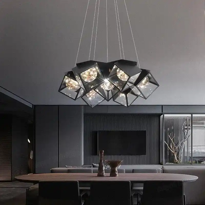 Lustre Nordique Moderne Minimaliste Étoilé à Éclairage Décoratif