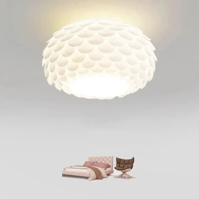 Lustre nordique en PVC minimaliste pour une déco tendance