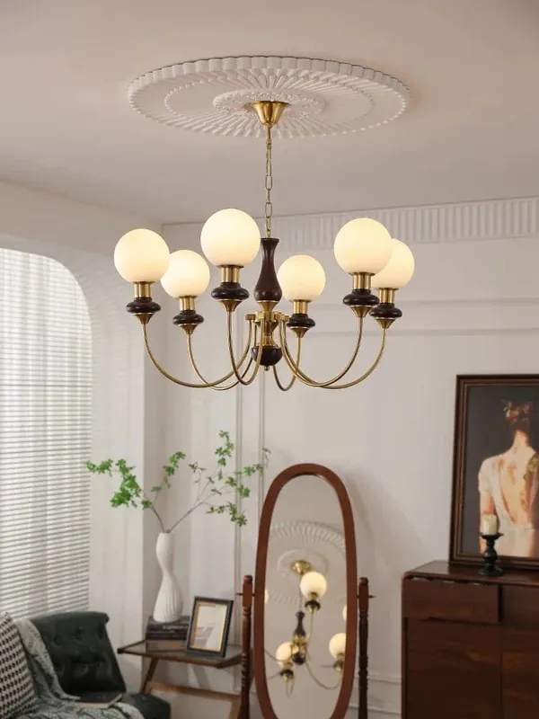 Lustre Vintage Suspendu pour Décoration Exclusive de Villa de Luxe