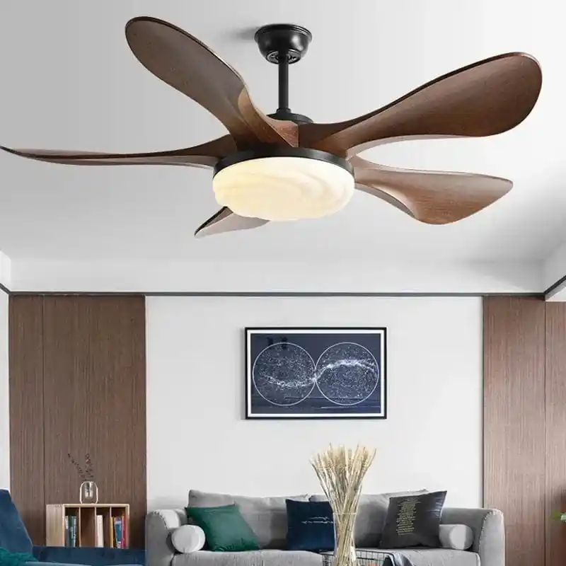 Ventilateur de plafond ultra moderne avec lumière et puissants vents silencieux