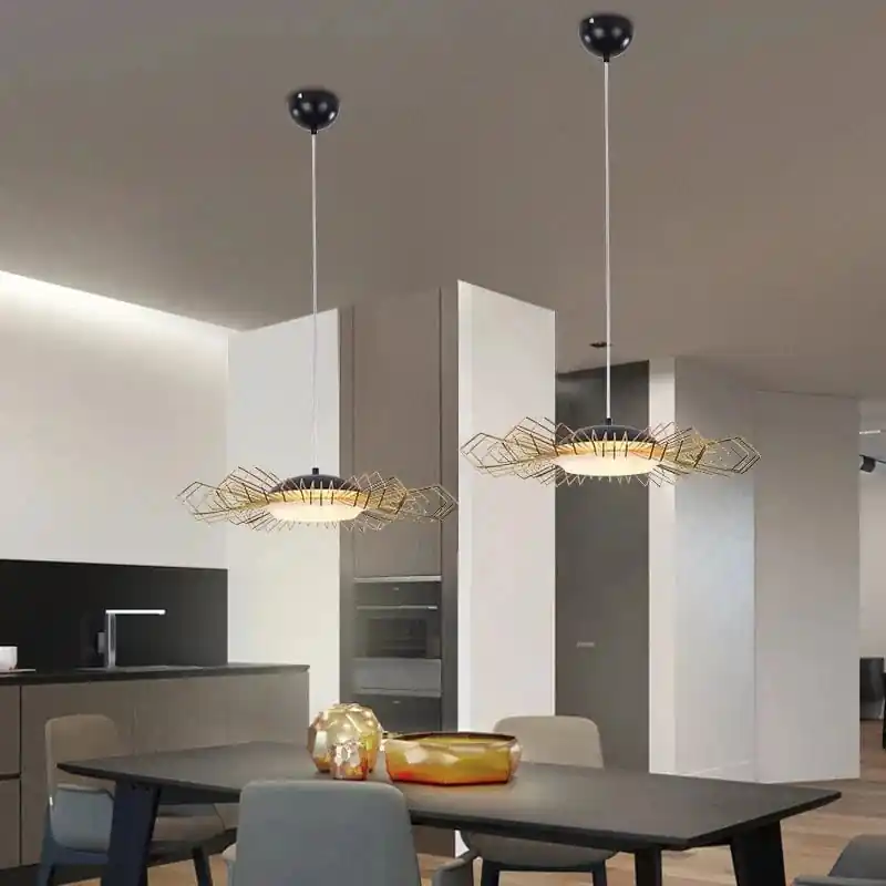Suspension Design Nordique - Ligne Artistique - Lampe Luminaire Décoratif