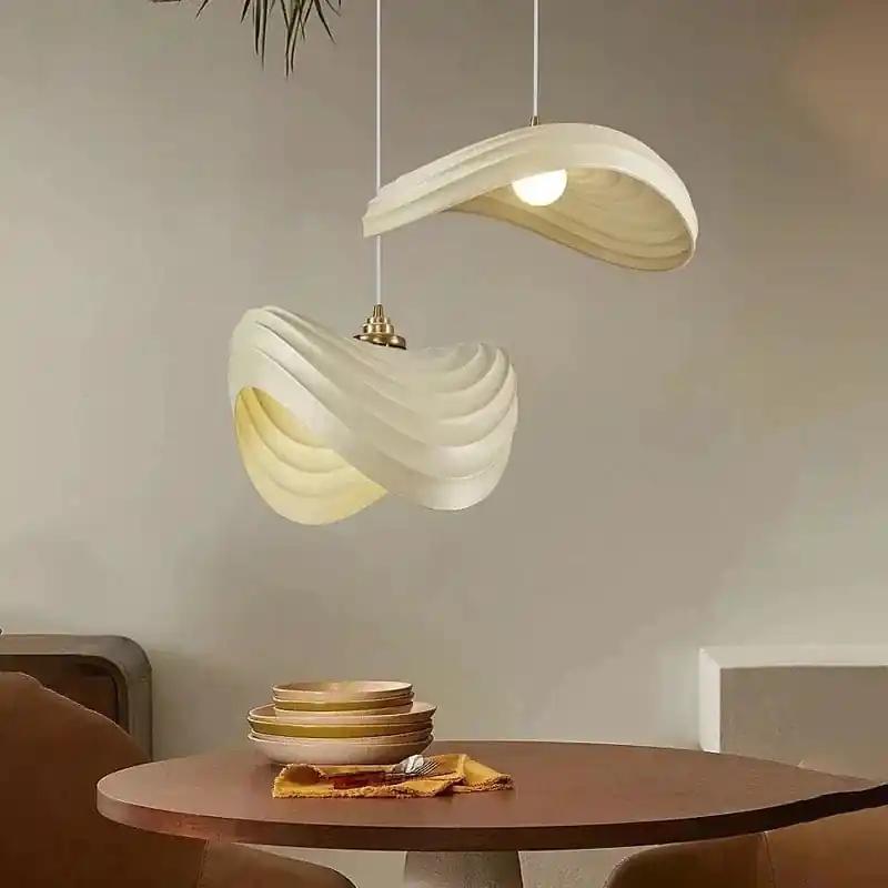 Lustre LED Scandinave Minimaliste Wabi Sabi pour Restaurant & Bar