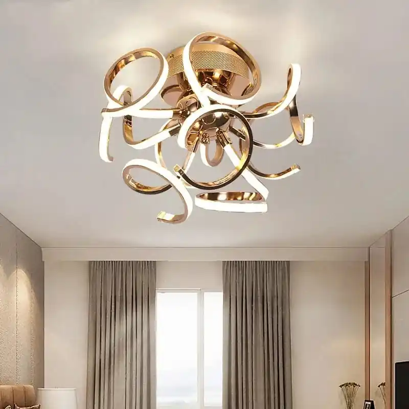 Plafonnier LED Globe Moderne pour Éclairage Intérieur Décoratif.