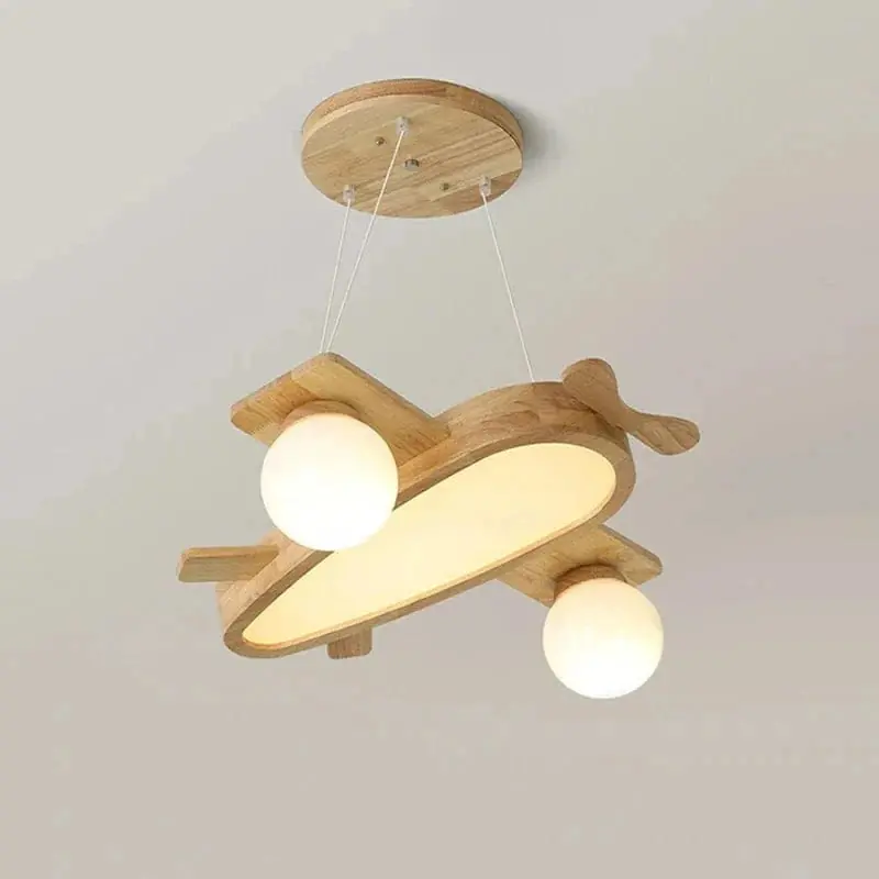 Suspension LED Avion Nordique Décorative