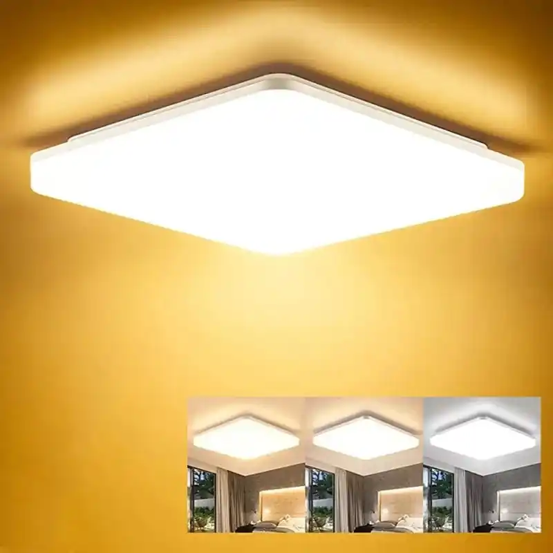 Plafonnier LED Ultra Mince - Forme Ronde & Carrée