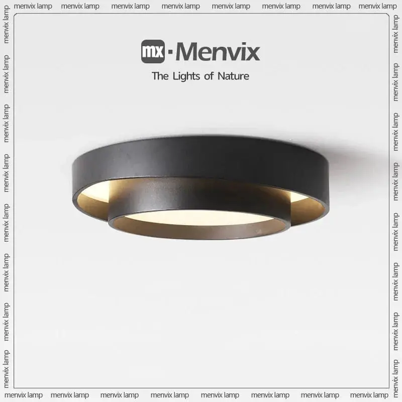 MENVIX - Luminaires d'intérieur LED Modernes à Intensité Variable Ronds et Carrés