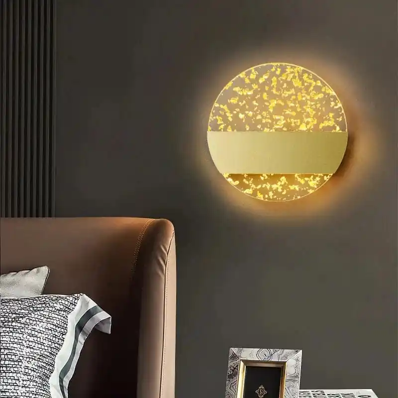 Applique Murale LED de Luxe en Plumes Minimaliste & Moderne