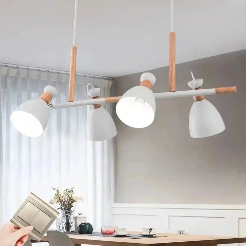 Suspension LED en Rondins Nordiques - Déco Inspirante