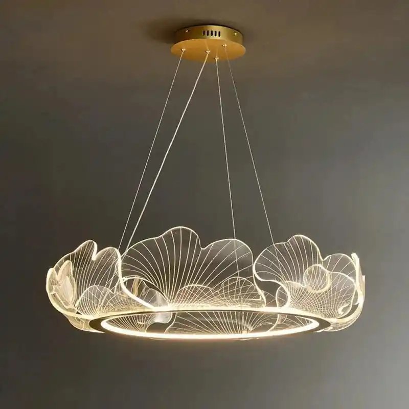 Suspension LED en Acrylique Design Moderne - Décoration Haut de Gamme