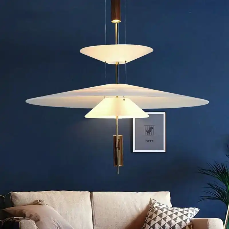 Suspensions LED modernes pour une décoration intérieure scandinave minimaliste
