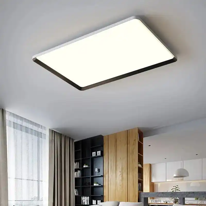 Plafonnier LED rond ultra-mince moderne, sans stroboscope