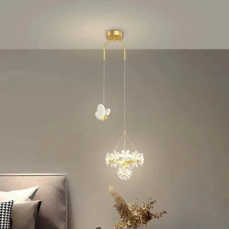 Lustre Luxe : Cristal Minimaliste à Tête Unique