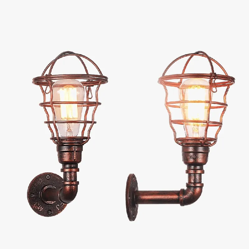 Applique murale industrielle vintage Pipeline Light pour éclairage intérieur