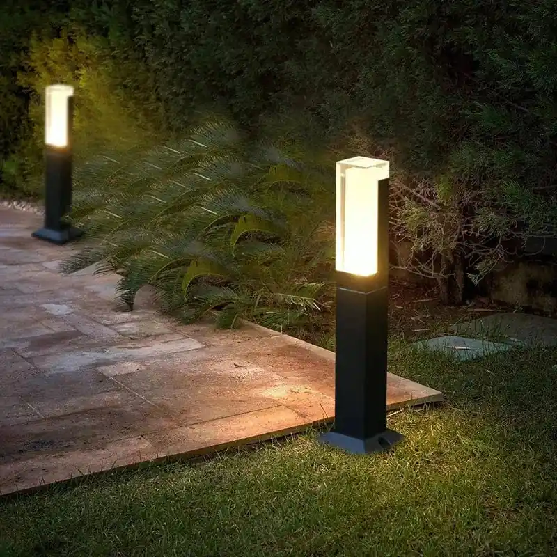 Lampe LED extérieure imperméable en aluminium - Design moderne