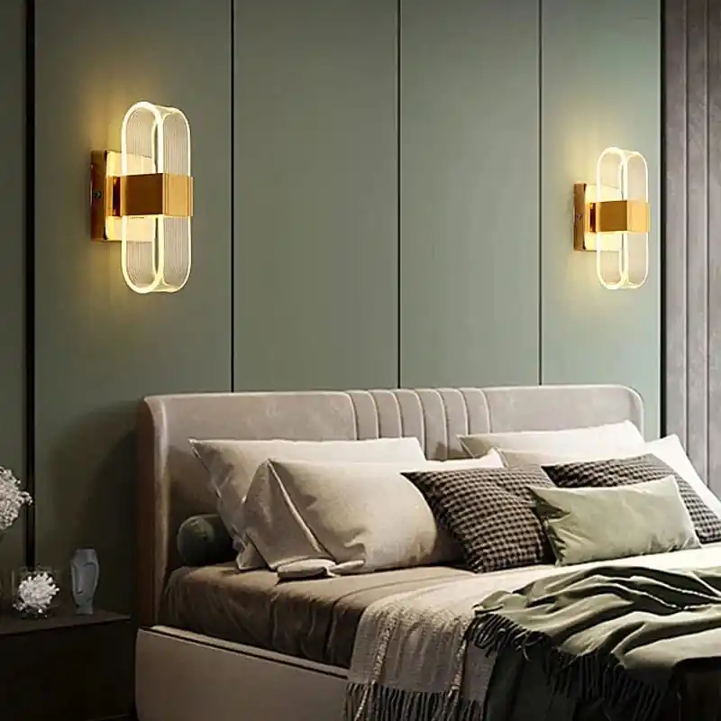 Applique murale design nordique LED en acrylique - Modernité décorative