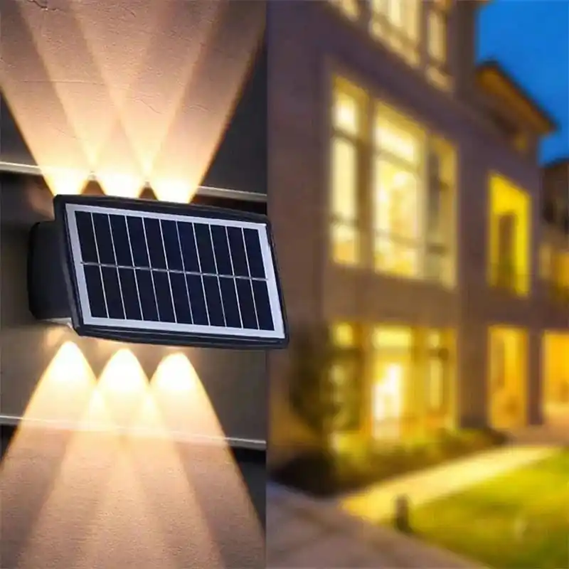 Applique Murale LED Solaire Étanche Lumineuse pour Jardin et Balcon