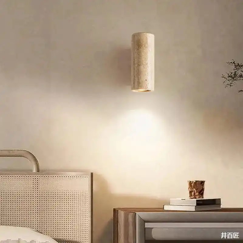 Applique murale LED en pierre naturelle avec gradation de température